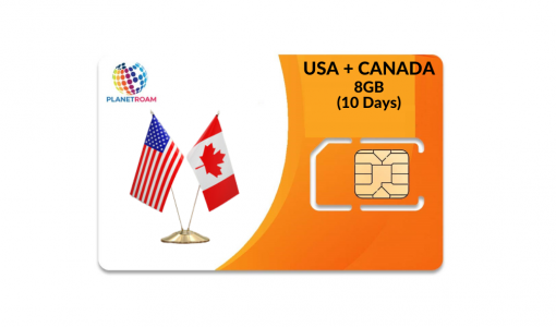 CANADA SIM Card 8GB (10 Days)