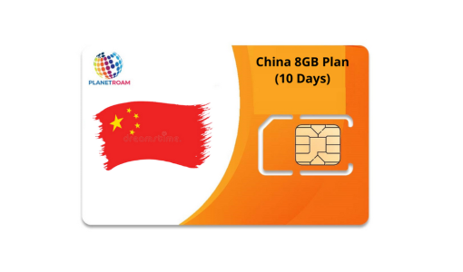 China 8GB Plan (10 Days)