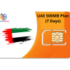 UAE 500MB Data Plan