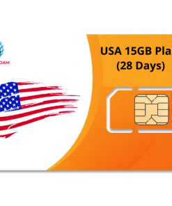 USA SIM Card 28 Days 15GB Unlimited