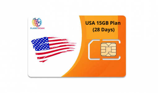 USA SIM Card 28 Days 15GB Unlimited