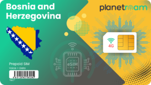 Bosnia and Herzegovina Tourist SIM Card – International SIM with Data, Calls, and Roaming