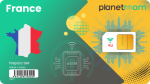France Tourist SIM Card – International SIM with Data, Calls, and Roaming