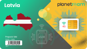 Latvia Tourist SIM Card – International SIM with 4G Data and Roaming