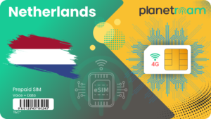 Netherlands Tourist SIM Card – International SIM with High-Speed Data and Roaming